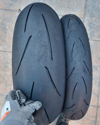 GOMME METZELER RACETEC RR 120 + 180/60