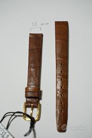 Cinturino TISSOT pelle vera 12 mm fibbia in oro