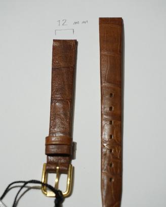 Cinturino TISSOT pelle vera 12 mm fibbia in oro
