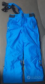 Panta-sci snowboard pantaloni bambino/a 8-10 anni