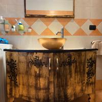 Mobile Bagno in legno completo
