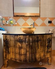 Mobile Bagno in legno completo