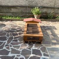 Terrario per tartarughe  con casetta x esterno.
