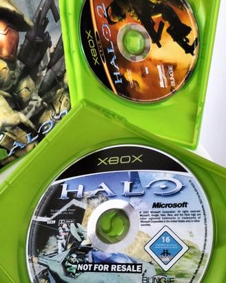 Halo + Halo 2 Xbox  20,00 euro