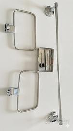 Porta asciugamani completi con porta saponetta