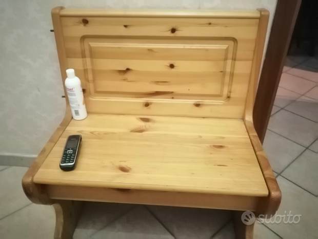 Tavolo con panca angolare da cucina