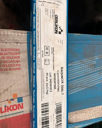 Elettrodi acciaio inox
