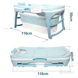Vasca da bagno portatile pieghevole
