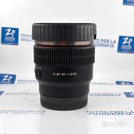SAMYANG V-AF 45 mm f1.9 PER SONY E + GARANZ. USATO