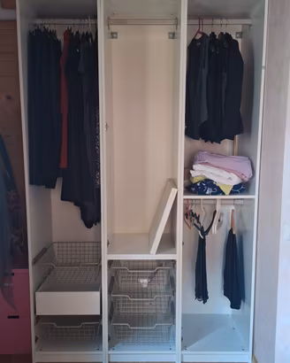 Armadio IKEA PAX 3 moduli con accessori