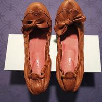 Scarpe ballerine Mauro Leone marrone/cuoio tg40