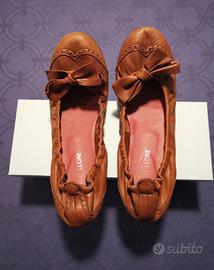 Scarpe ballerine Mauro Leone marrone/cuoio tg40