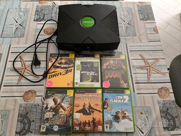 Xbox console giochi xbox e cavo di alimentazione