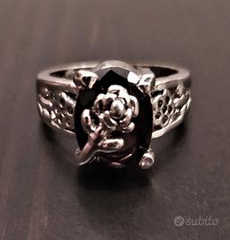 Anello Poison Ivy GOTH 19mm, Acciaio Inox, Unisex