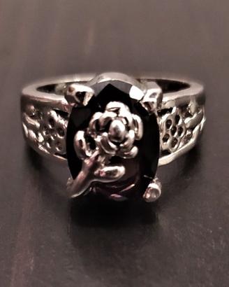 Anello Poison Ivy GOTH 19mm, Acciaio Inox, Unisex