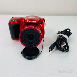 Canon PowerShot SX410 IS 20MP super zoom rosso
