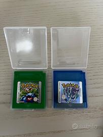 Cartucce GameBoy Pokemon Cristallo / Verde Foglia