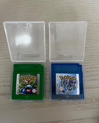 Cartucce GameBoy Pokemon Cristallo / Verde Foglia