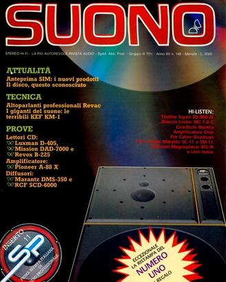 Rivista SUONO n° 148 del 1985