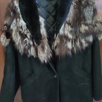 giacca montone e volpe argentata