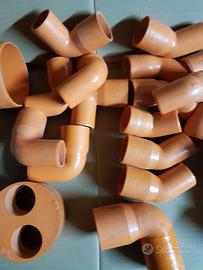 raccorderia in plastica per scarichi da 40-32 cm