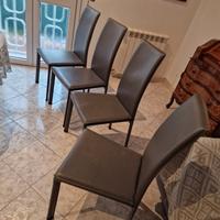 sedie ricci casa grigie 
