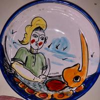 Ceramica di Caltagirone 6 piatti grandi