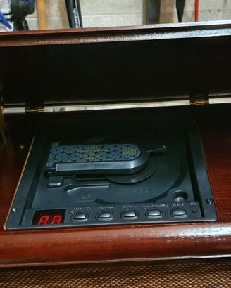 Radio tipo vintage con CD