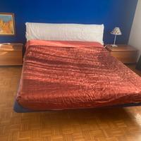 Camera matrimoniale completa moderna in noce