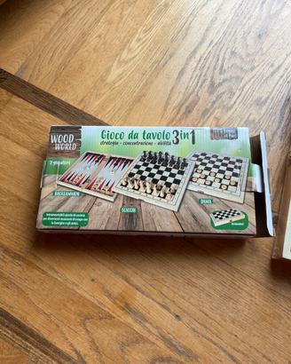 Scacchi, Dama e backgammon