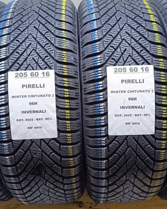 4 GOMME 205 60 16 PIRELLI INV RIF4416