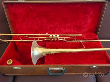 Trombone tenore a pistoni. Borgani Macerata 