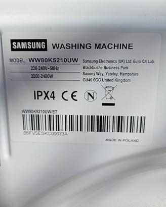 lavatrice Samsung ricambi