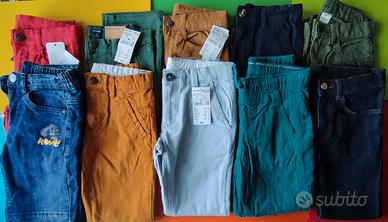 Pantaloni lunghi bambino 6-7 anni 122 cm