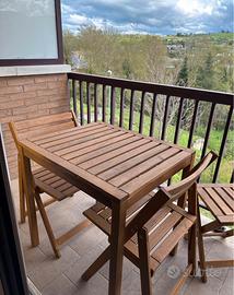 Set da giardino NAMMARO legno