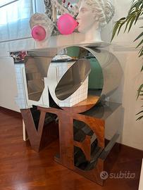 Mobile Scritta Love Kare design