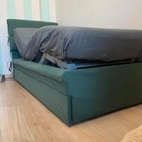 Letto rete elettrica con lettino estraibile