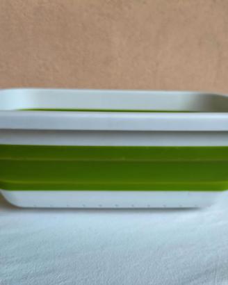 SCOLAPASTA RICHIUDIBILE SALVASPAZIO VERDE E BIANCO