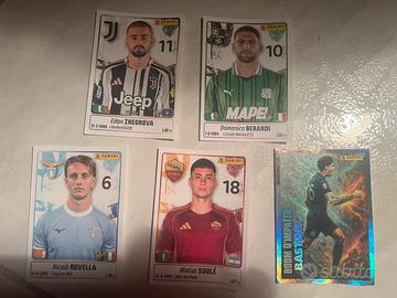 5 figurine Panini calciatori 2025-2026