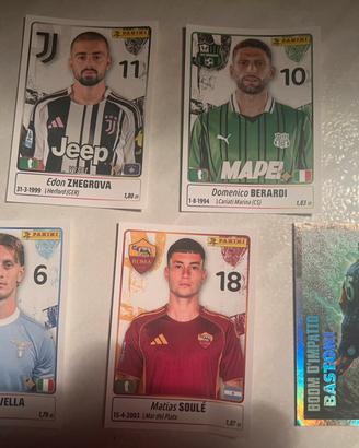 5 figurine Panini calciatori 2025-2026