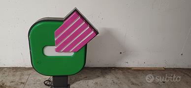 Insegna luminosa vintage Olivetti 