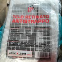teli copri anti balcone retinato trasparente