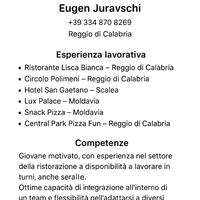Cameriere/Cucina/Bar