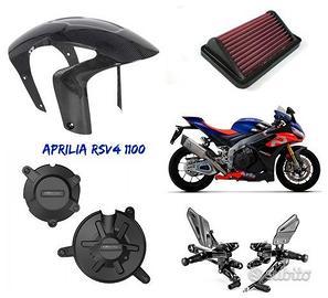 Aprilia Rsv4 1100 scarico parafango carbonio leve