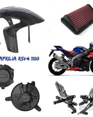 Aprilia Rsv4 1100 scarico parafango carbonio leve