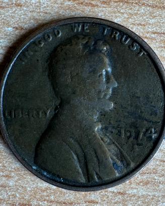 Moneta rara da 1 Penny D usata del 1974