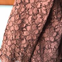 Abito vintage in tessuto operato macrame’