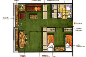 Marilleva 1400 appartamento 5+1 posti letto