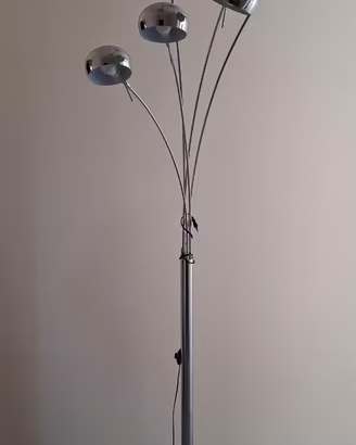 Elegante Piantana 5 Luci Cromo + Base in marmo