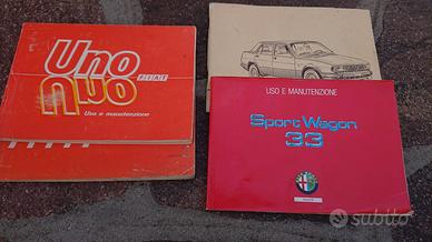 manuali uso e manutenzione Fiat Alfa Lancia